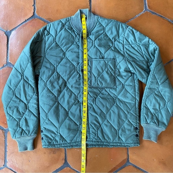 Vintage Jacket Liner CWU-9/P Quilted Underwear USAF Full Zip Small S - Picture 7 of 8